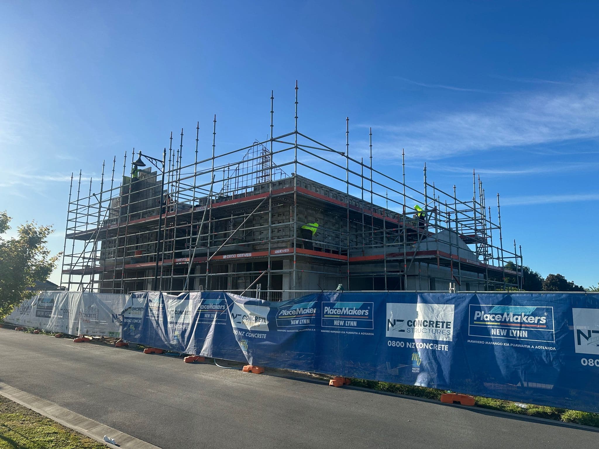 NZ Concrete Group crew on site