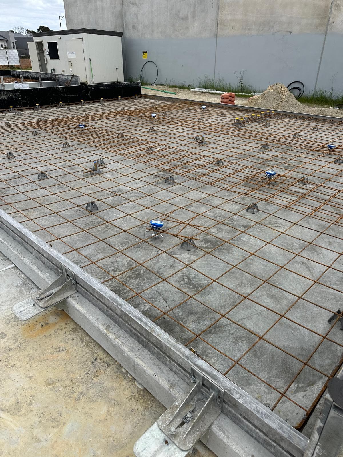 ThermaCast construction on site