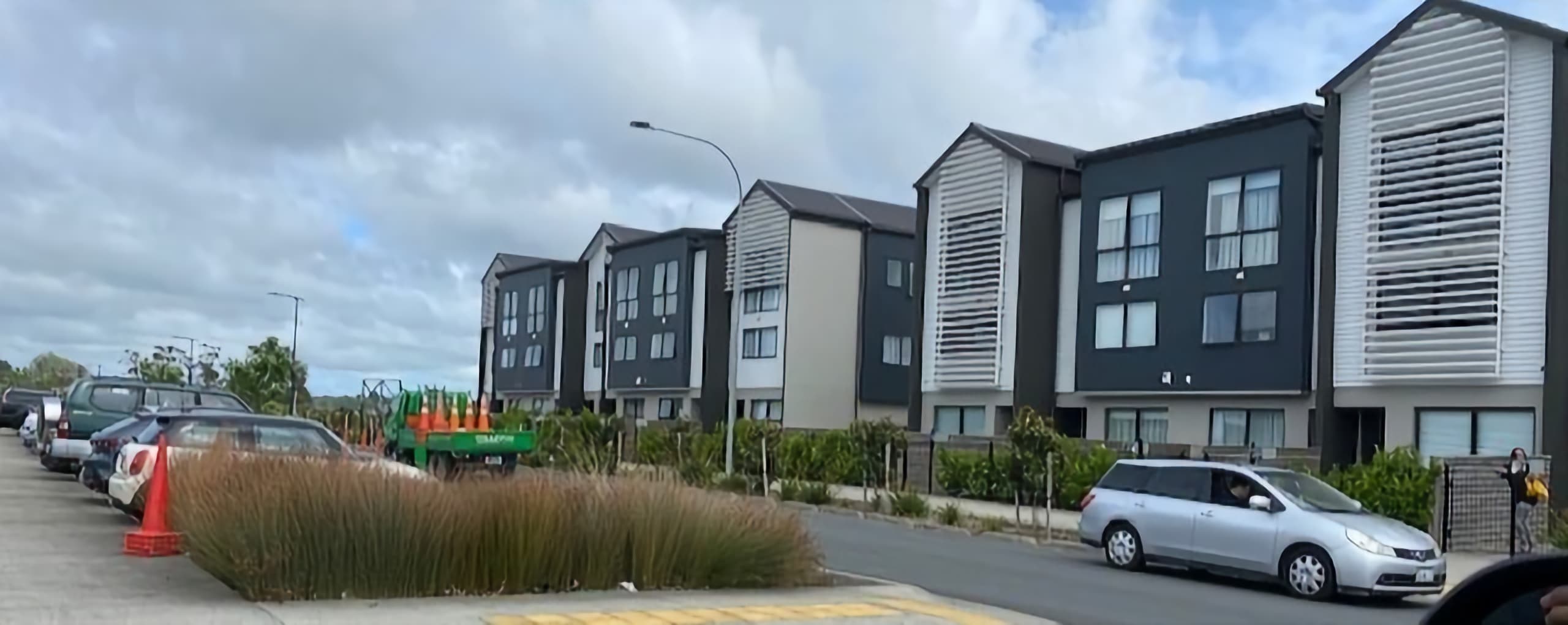 Completed townhouse development